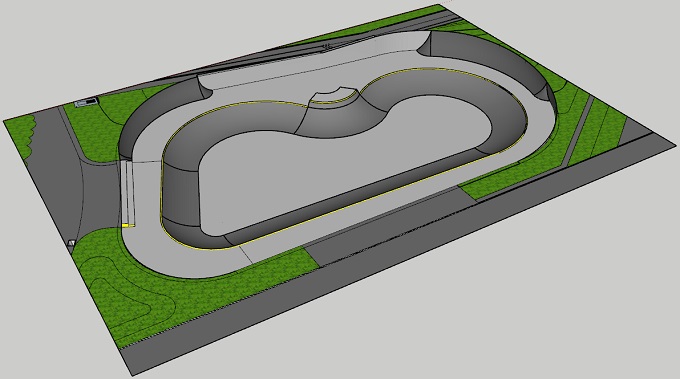 碗式滑板场设计