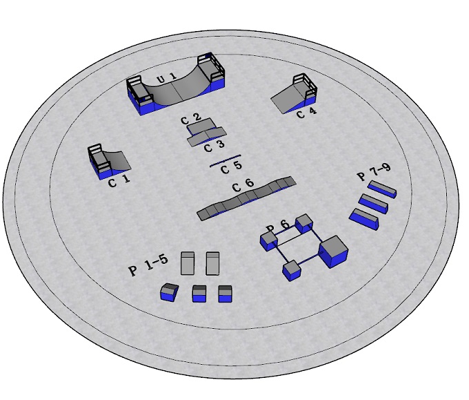 乌海市海南区体育公园滑板场，年轻人的运动乐园！